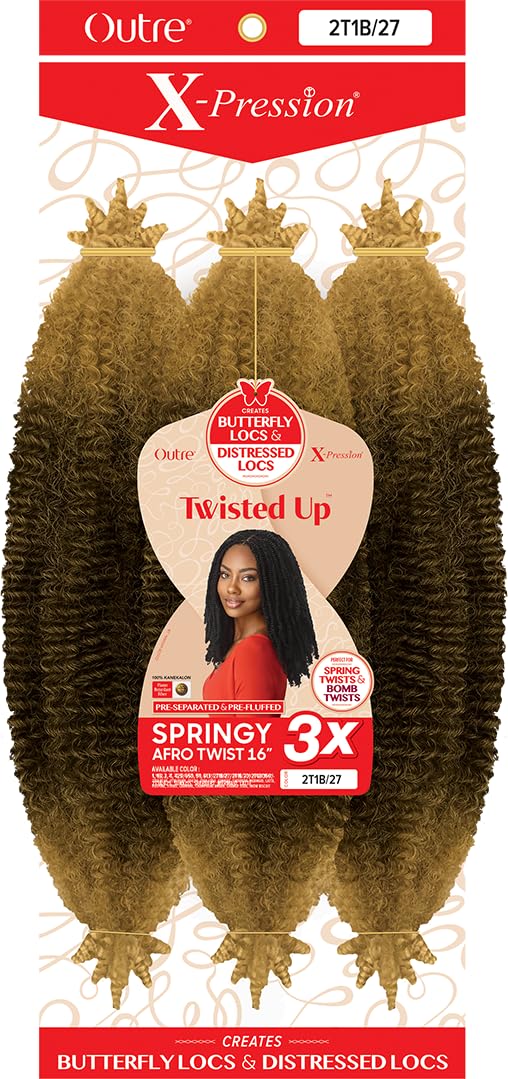 Outre - X-Pression Twisted Up 3X Springy Afro Twist 16"