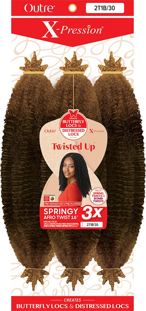 Outre - X-Pression Twisted Up 3X Springy Afro Twist 16"