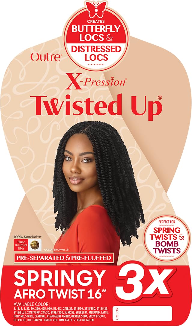 Outre - X-Pression Twisted Up 3X Springy Afro Twist 16"