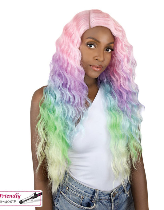 It's a wig - Unicorn Color Wig Unicorn Sun Dance