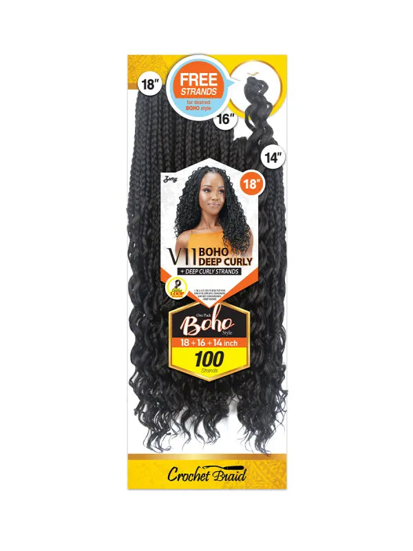 Zury - V11 BOHO DEPP CURLY 14"16"18"